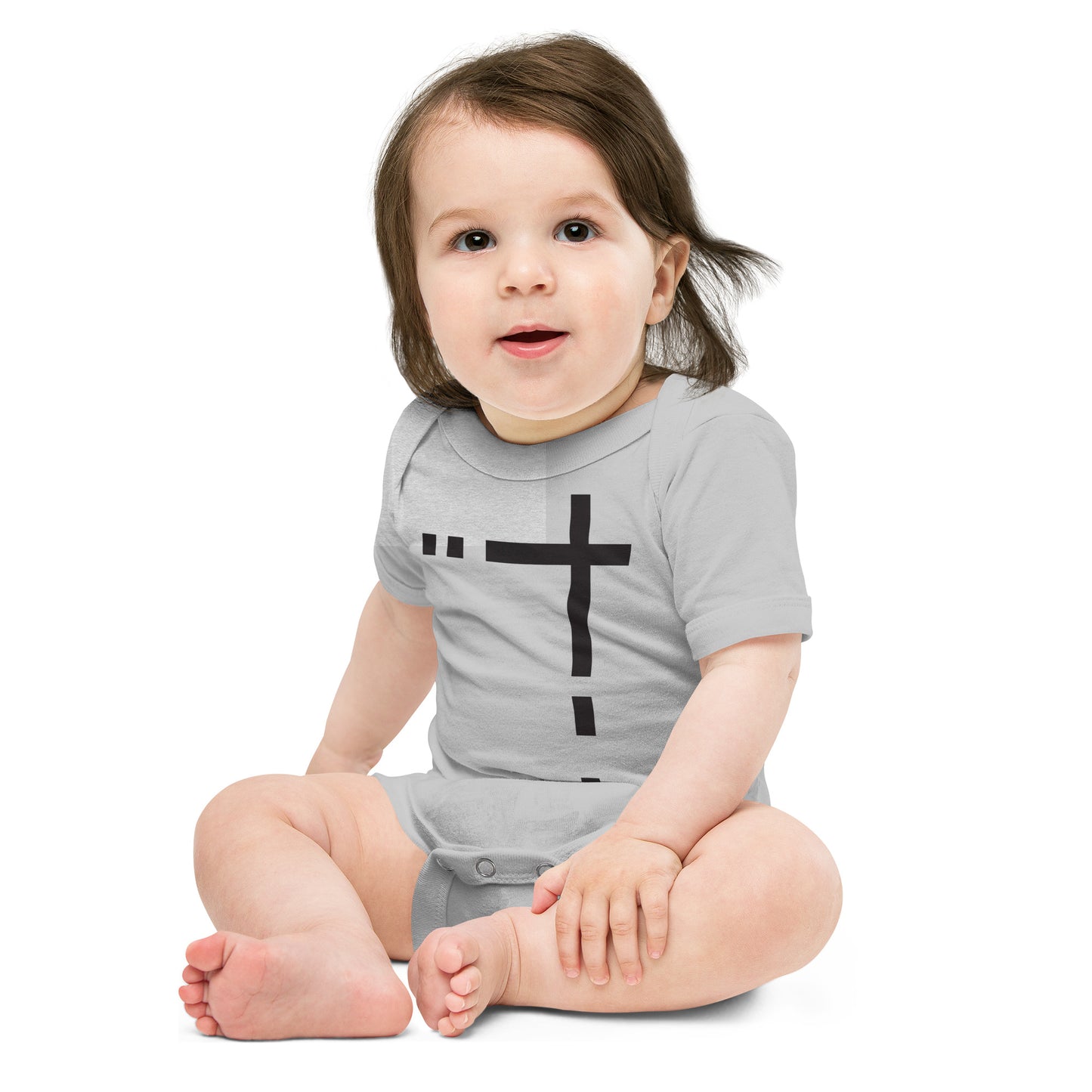 Minimalist Cross Onesie