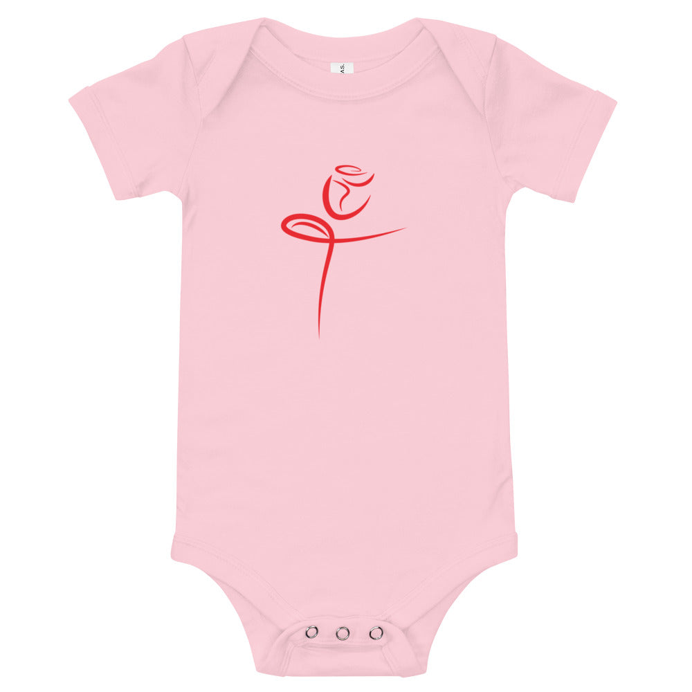 Rose Cross Onesie