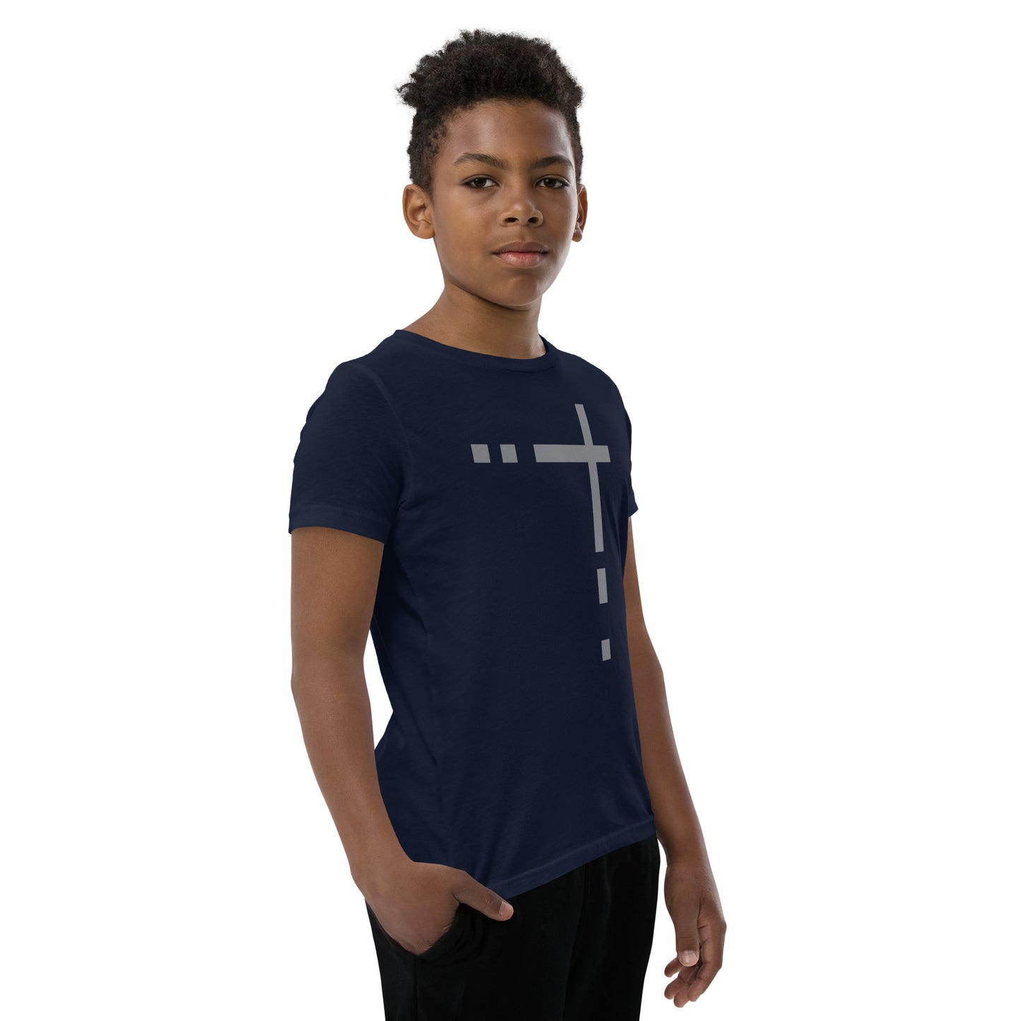 Minimalist Cross Youth T-Shirt