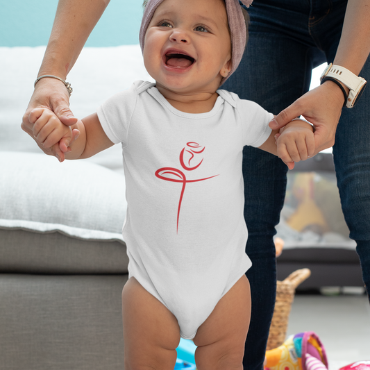 Rose Cross Onesie